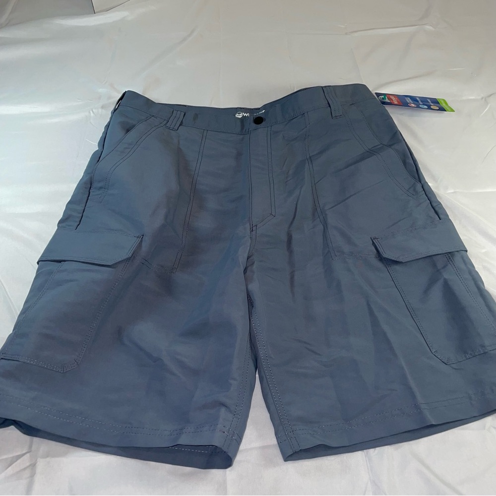 Wrangler Men's Blue/Gray‎ Cargo Shorts